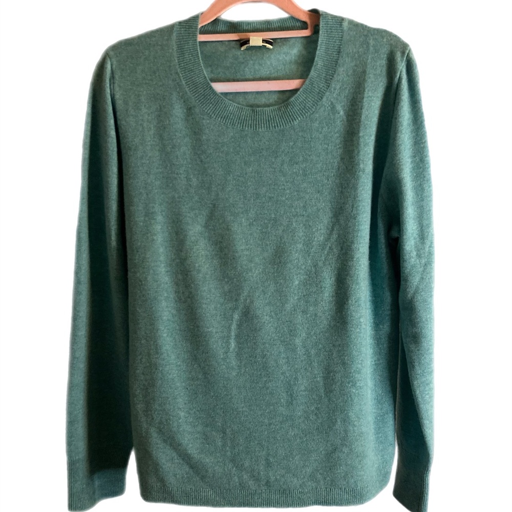 J.Crew LS Cashmere Slim Fit Crewneck Sweater Size XL